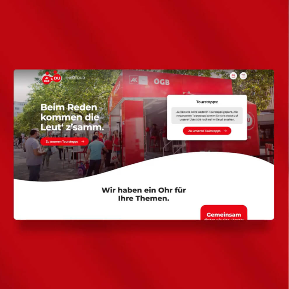 Website for the AK Infotour